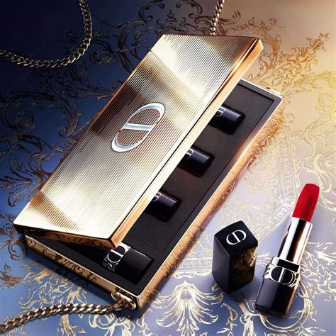 rouge dior minaudiere clutch|Dior minaudiere lipstick set.